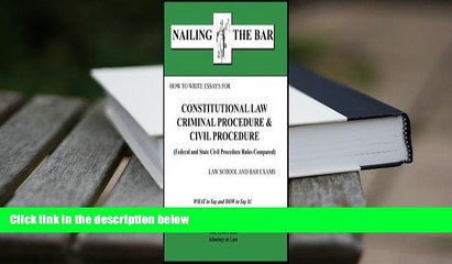 Kindle eBooks  How to Write Essays for Constitutional Law, Criminal Procedure, And Civil Procedure