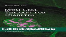 Best PDF Stem Cell Therapy for Diabetes (Stem Cell Biology and Regenerative Medicine) eBook Online