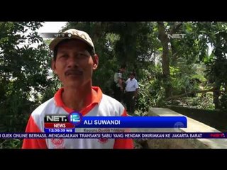 Retakan Tanah di Bantaran Sungai - NET 12