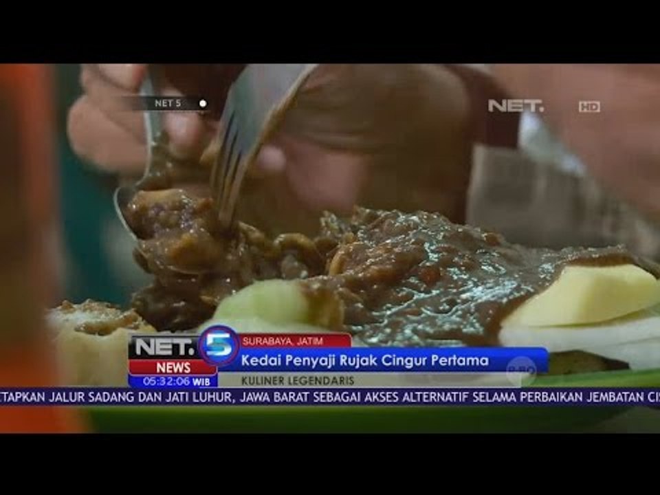 Rujak Cingur Legendaris dari Kota Pahlawan - NET 5