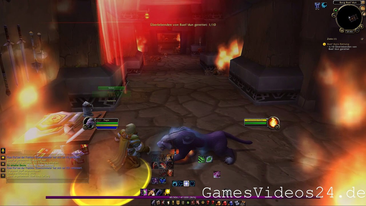 World of Warcraft Quest: Bael'duns Rettung