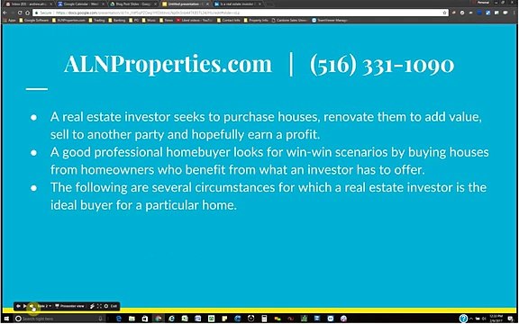 Is a real estate investor the right buyer