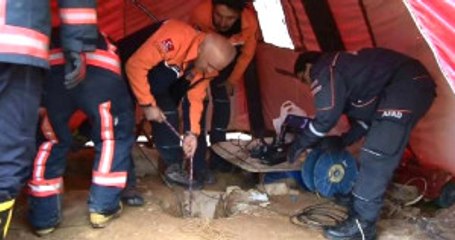 Sondaj Kuyusunda Mahsur Kalan Köpek Kurtarıldı