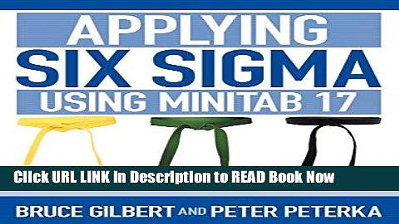 [PDF] Applying Six Sigma Using Minitab Full Online