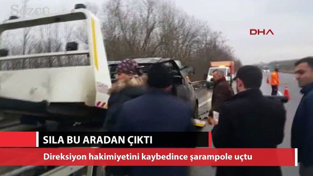Şarkıcı Sıla kazada yaralandı