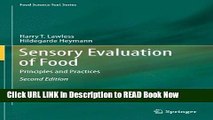[Popular Books] Sensory Evaluation of Food: Principles and Practices (Food Science Text Series)