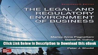 [Read Book] The Legal and Regulatory Environment of Business Kindle