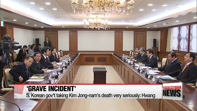 Kim Jong-nam's death proves brutality of regime if Kim Jong-un involved: Hwang