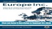 EPUB Download Europe Inc.: Regional   Global Restructuring and the Rise of Corporate Power Book