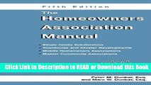 BEST PDF The Homeowners Association Manual (Homeowners Association Manual)(5th Edition) [DOWNLOAD]