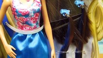 Mattel - Barbie Hair-Tastic Blue Doll / Barbie Bajeczne Fryzury - Niebieska