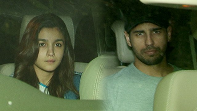 Alia Bhatt & Sidharth Malhotra Spend Valentine's Day Together Sidharth Malhotra At Alia's Home