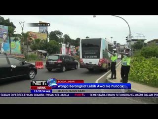 Warga Berangkat Lebih Awal ke Puncak - NET 12