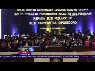Menteri Susi Dianugrahi Gelar Doctor Honoris Causa   NET 12