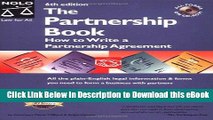 [Read Book] The Partnership Book: How to Write A Partnership Agreement  (With CD-ROM) 6th Edition