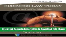 [Read Book] Business Law Today, Comprehensive: Text and Cases: Diverse, Ethical, Online, and