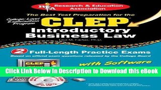 [Read Book] CLEP® Introductory Business Law with CD (CLEP Test Preparation) Kindle