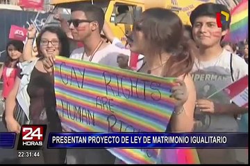 Presentan proyecto de ley de matrimonio igualitario