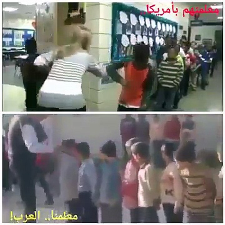 Two pictures of the work on children's education A prosperous, healthy society. . Torture and other ill society.