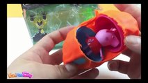 Play Doh Surprise Eggs Peppa Pig, Minecraft Mini Figures,Angry Birds, Ben 10 Omniverse Toy Unboxing