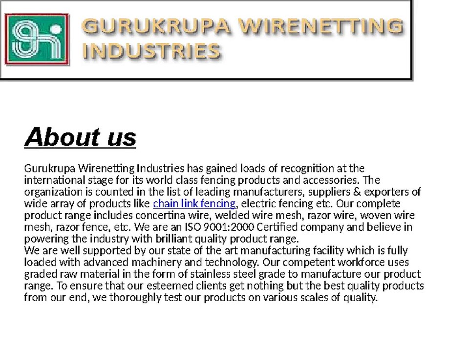 Chain Link Fence,concertina Wire Manufacturers