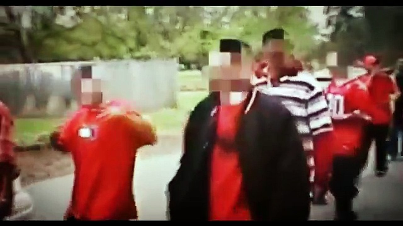 Mexican Gang VS Black Street Gang Gangster War