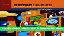 [Read Book] Human Relations for Career and Personal Success (6th Edition) Mobi