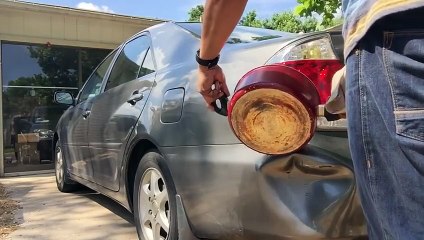Comment réparer facilement une carrosserie Cabossée... Eau chaude
