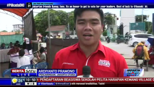 Meski Hujan, Warga Penjaringan Tetap Antusias Nyoblos di TPS 17