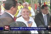 Peaje de Puente Piedra: conductores saludaron nuevo anuncio de Castañeda