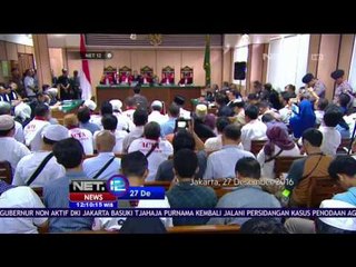 27 Desember Hakim Tolak Eksepsi Ahok - NET 12