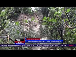 Longsor Menyebabkan Jalur Wisata Macet - NET 24