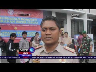 Sejumlah Ikan Ilegal Hasil Sitaan Dimusnahkan - NET12