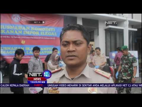 Sejumlah Ikan Ilegal Hasil Sitaan Dimusnahkan - NET12
