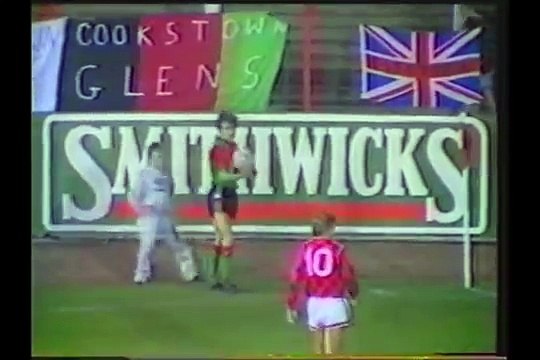 05.10.1988 - 1988-1989 European Champion Clubs' Cup 1st Round 2nd Leg Glentoran FC 1-1 Spartak Moskova