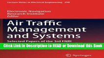 [PDF] Air Traffic Management and Systems: Selected Papers of the 3rd ENRI International Workshop