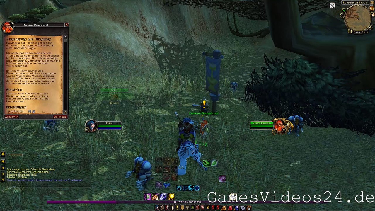 World of Warcraft Quest: Verstärkung aus Theramore