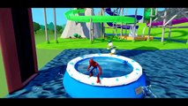 Тачки 2 Молния Маквин гоняет в игре - Человек паук и Дональд Дак - Мультики для детей