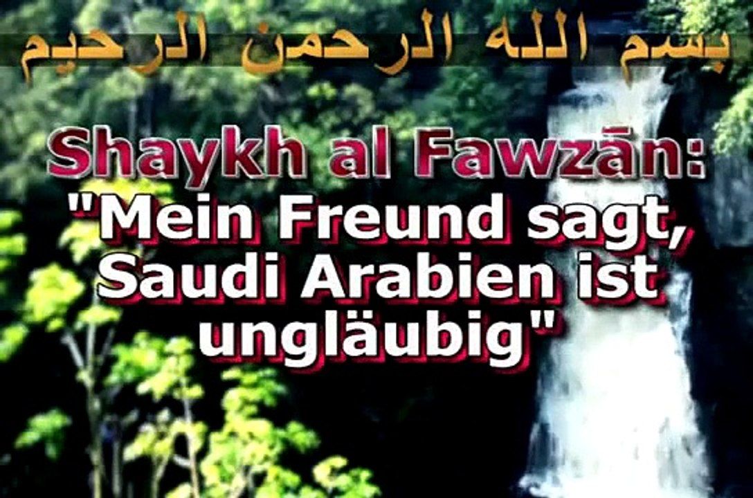 KAFİRLERİ DOST EDİNEN SUUD DEVLETİNİ TEKFİR EDENLERE HARİCİ DİYEN SUUD KRALLARININ KÖPEĞİ ASL-İ KAFİR MELUN FEVZAN