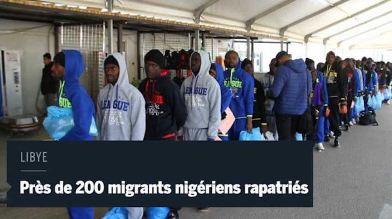 Libye: près de 200 migrants nigériens rapatriés