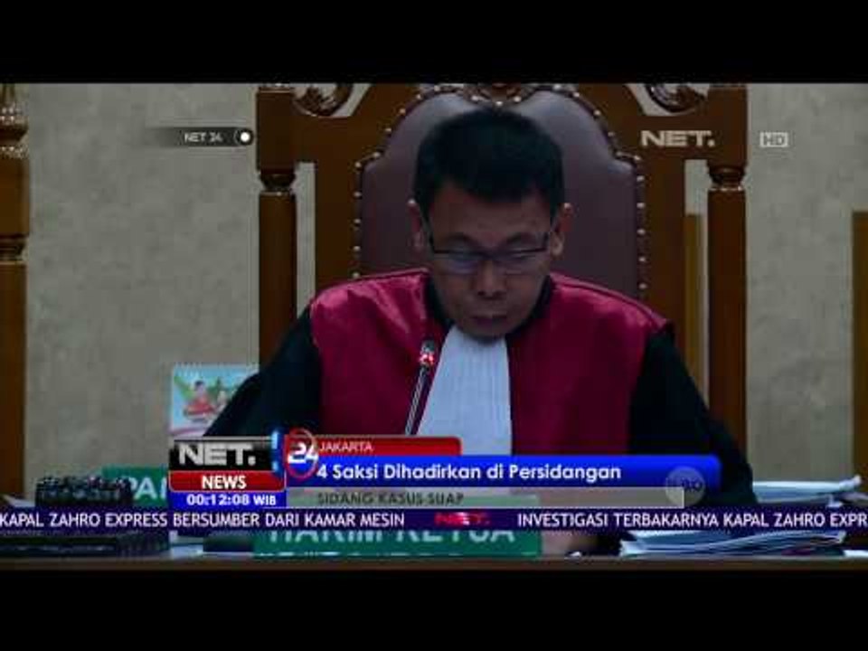 4 Saksi Irman Gusman Dihadirkan di Persidangan Kasus Suap -  NET24