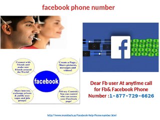 Facebook Phone Number @1-877-729-6626for the Effective Treatment
