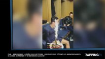 PSG - Barça : Edinson Cavani et Angel Di Maria ont fêté leur anniversaire après le match (vidéo)