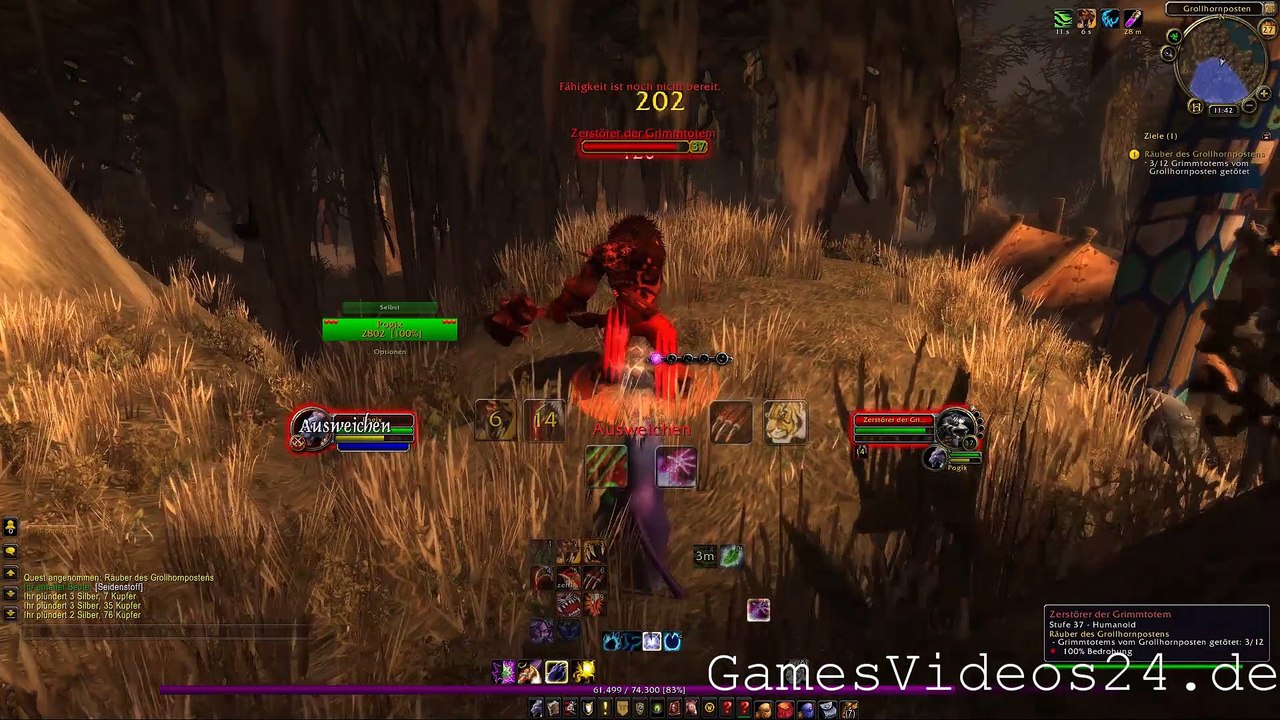 World of Warcraft Quest: Räuber des Grollhornpostens