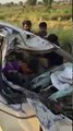 Dangerous Accident  New Honda City 2016 on Motorway M2
