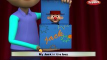 Mi Jack En La Caja de la Canción | 3D inglés Rima de cuarto de niños para los Niños | Quinceañera | Rima #37