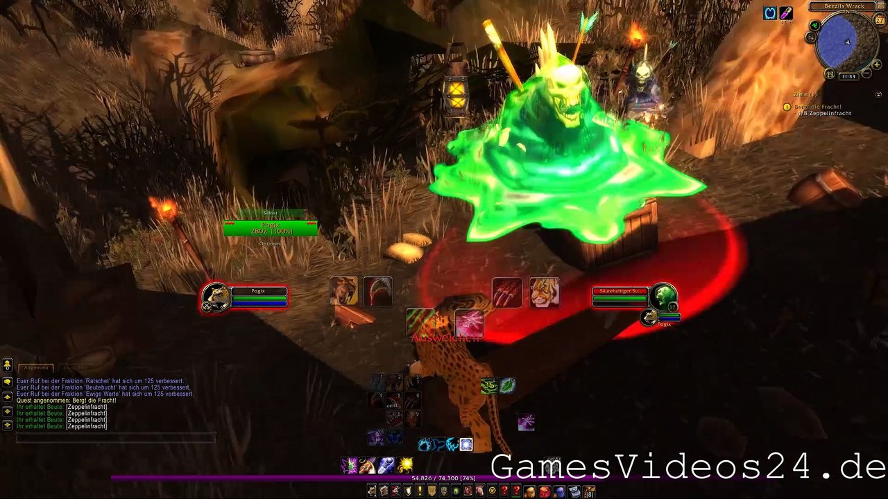 World of Warcraft Quest: Bergt die Fracht!