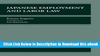 [Read Book] Japanese Employment and Labor Law Kindle