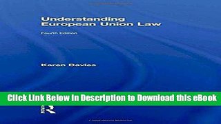 [Read Book] Understanding European Union Law Mobi