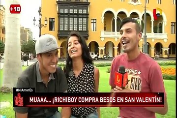 La Noche es Mía: 'Richie Boy' compró besos por el Día de San Valentín